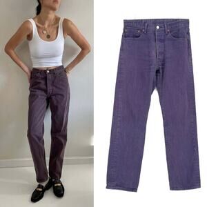 Vintage Levi's 501 Button Fly Straight Leg Jeans size 33x34 (31x30 Actual)